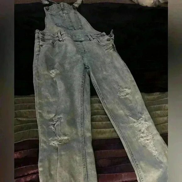 Juniors Justice denim overalls - size 12 - Picture 4 of 5